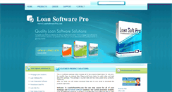 Desktop Screenshot of loansoftwarepro.com