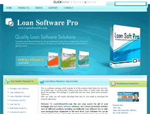 Tablet Screenshot of loansoftwarepro.com